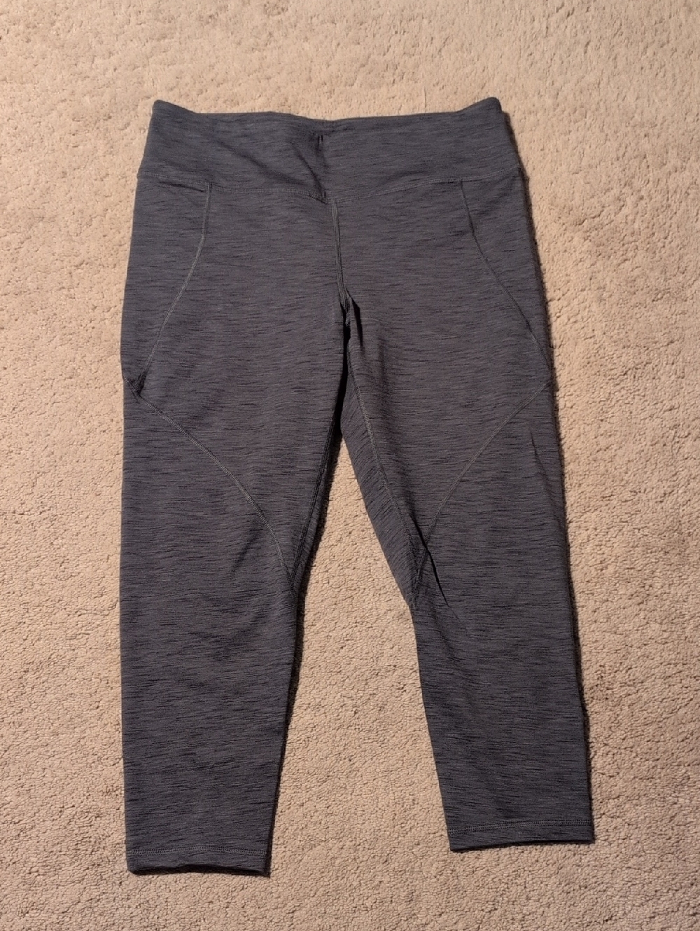 Patagonia Heather Gray Cropped Leggings